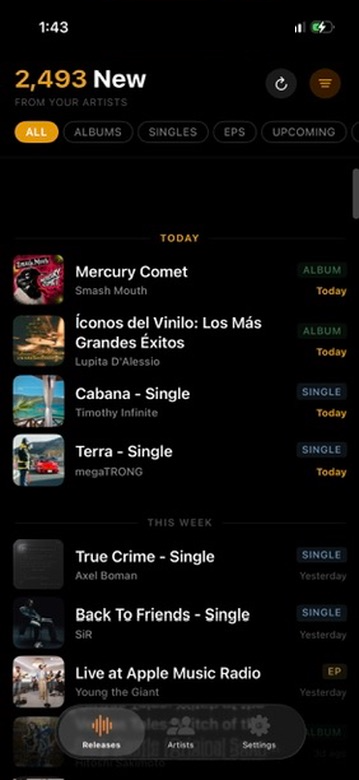 Dropwatch releases feed